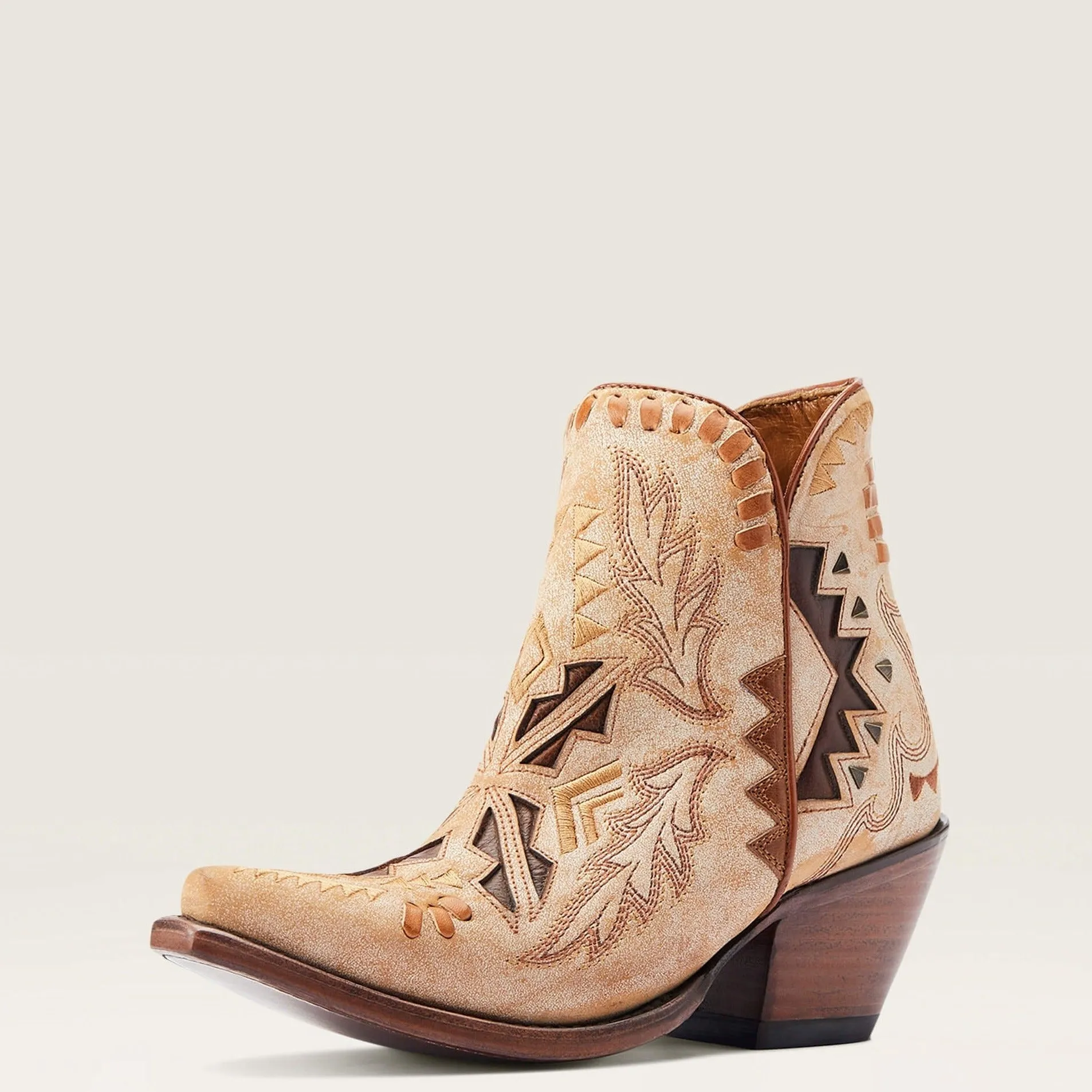 Ariat Women's Mesa Western Bootie in Crema