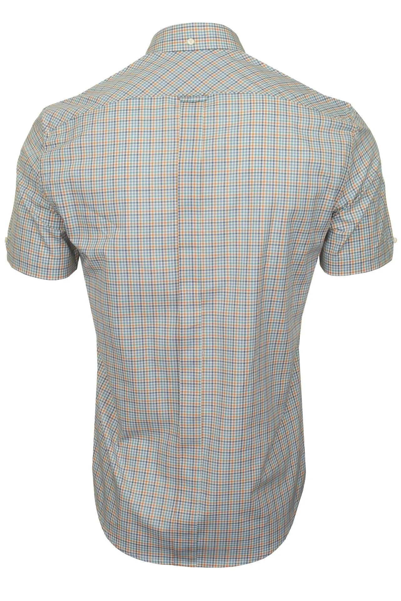 Ben Sherman Mens Shirt 'Mini Gingham' - Short Sleeved