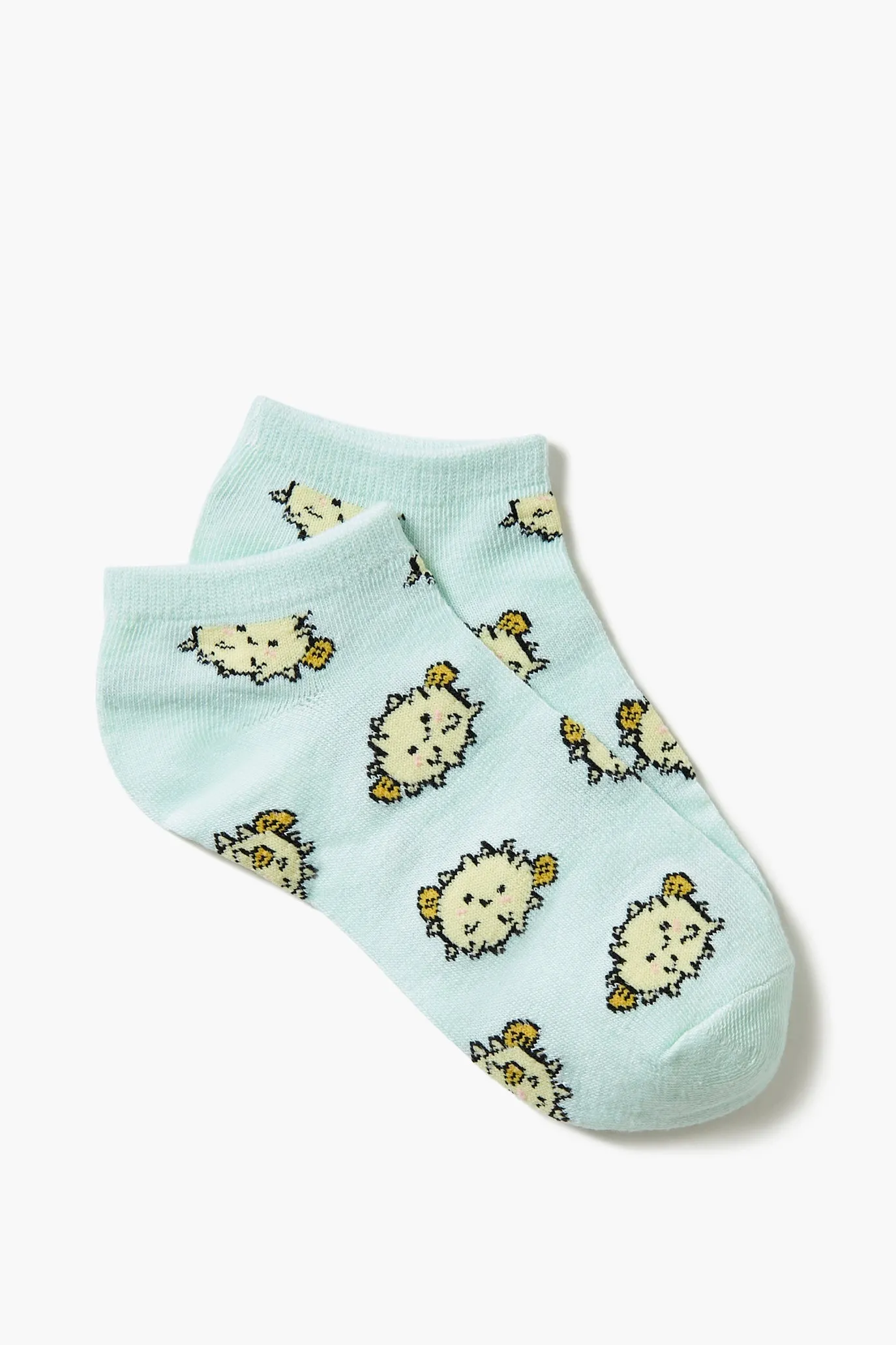 Blowfish Print Ankle Socks