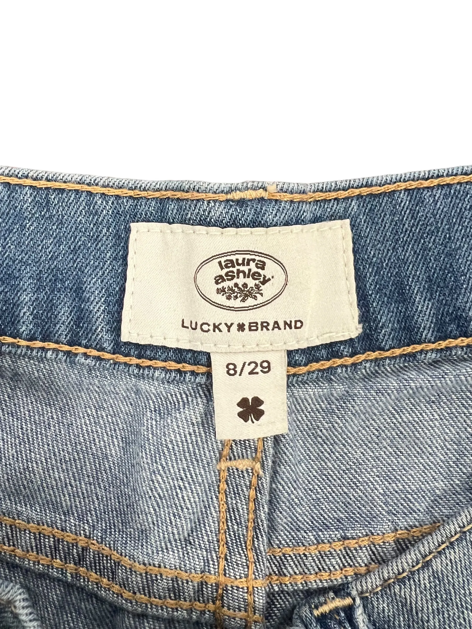 Blue Denim Jeans Flared Lucky Brand, Size 8