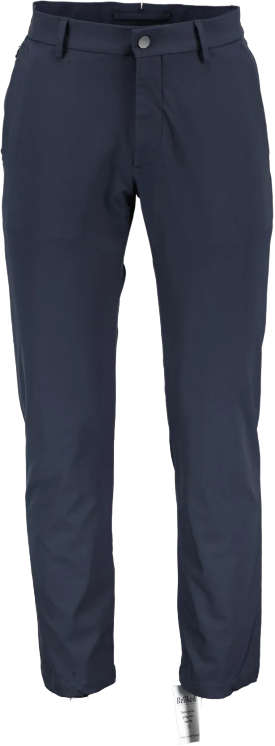 Boggi Milano Blue B Tech Nylon Trousers UK S/M