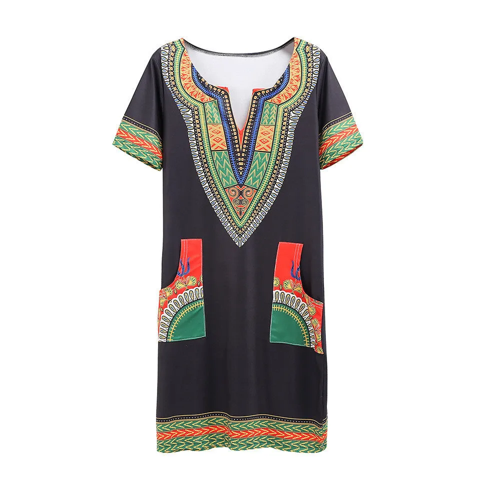 Bohemian Bodycon Mini Dress