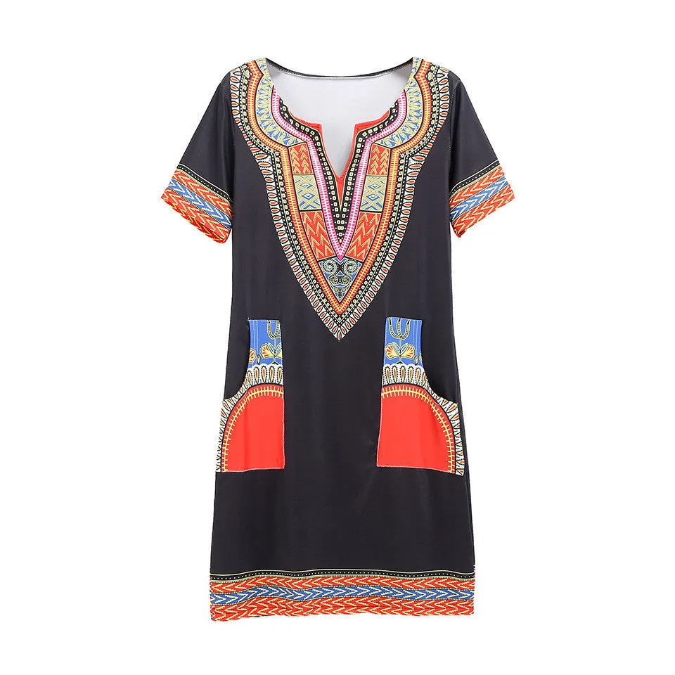 Bohemian Bodycon Mini Dress