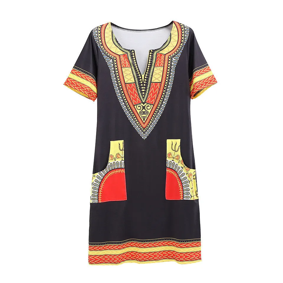 Bohemian Bodycon Mini Dress