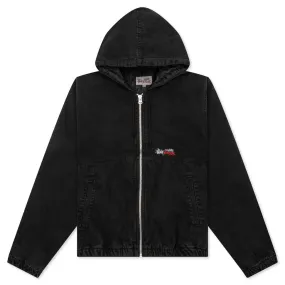 Canvas Insulated Work Jacket - Black