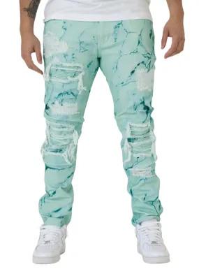 Capital Denim Jeans - Minted Denim - Mint Marble - CPTL47