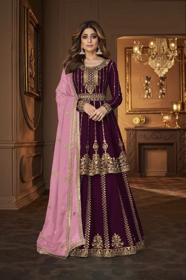 Celebrity Style Designer Party Wear Lehenga Dress