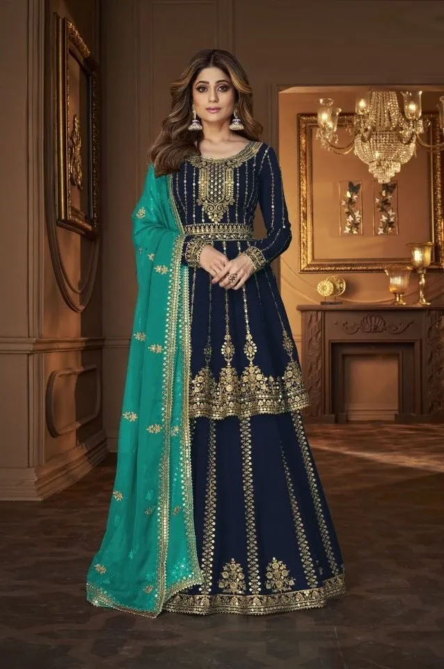 Celebrity Style Designer Party Wear Lehenga Dress