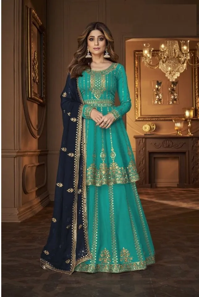 Celebrity Style Designer Party Wear Lehenga Dress