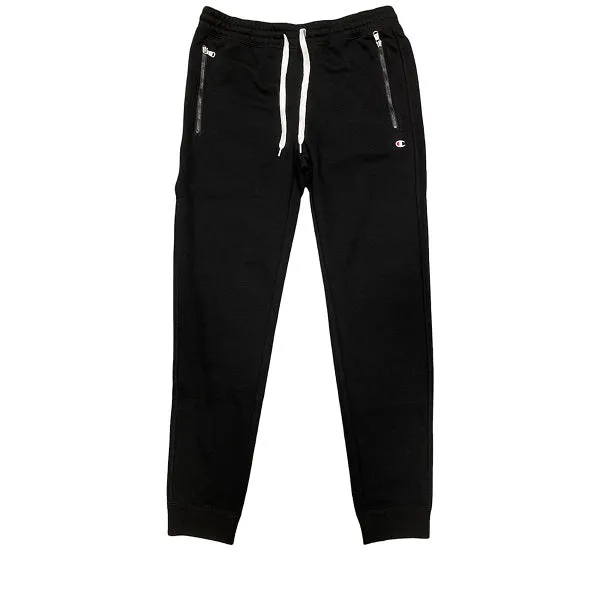 Champion Brushed trousers with zip on the pockets and cuff at the bottom of the leg 217425 KK001 NBK black