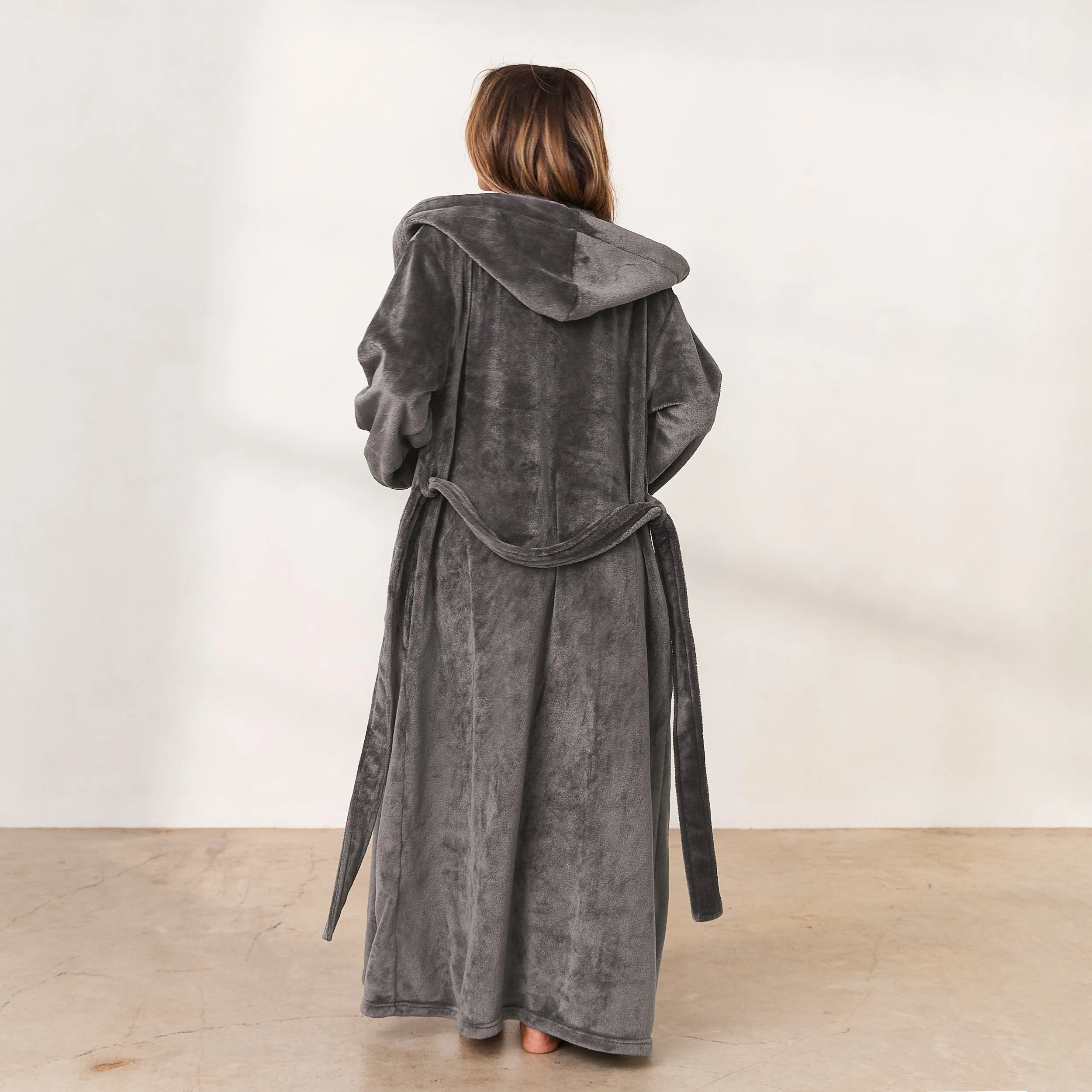 Cuddle Me Dressing Gown - Charcoal