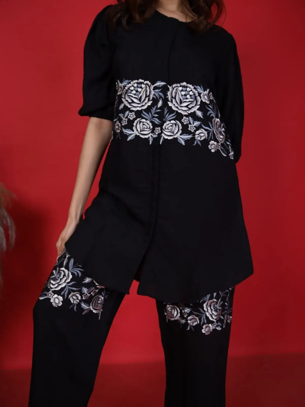 Embroidery Work Co-ord Set