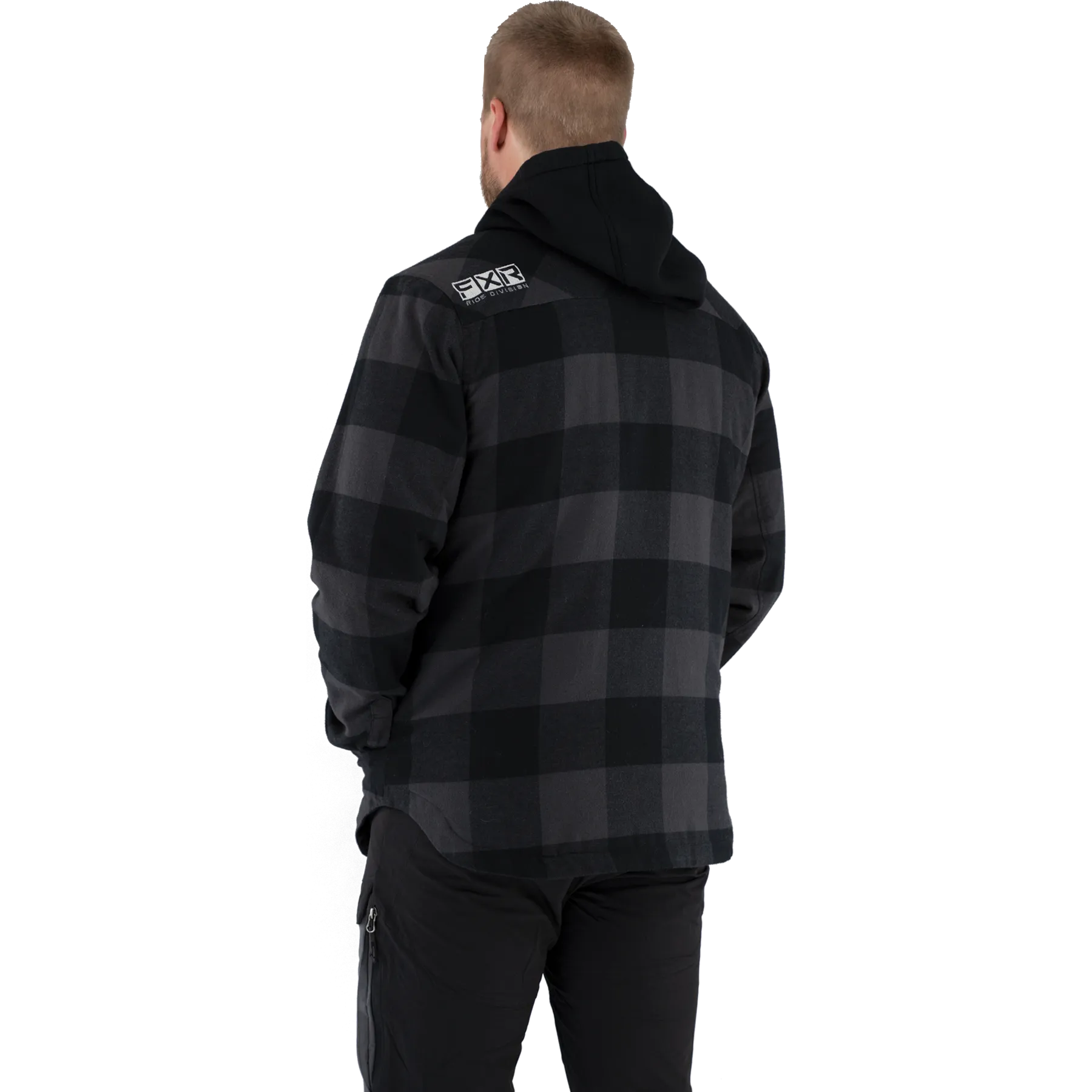 FXR Men's Timber Insulated Flannel Jacket Char Black