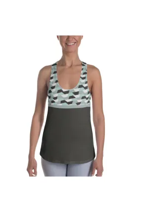 GRAY FOX RIBBON Women's Racerback Tank