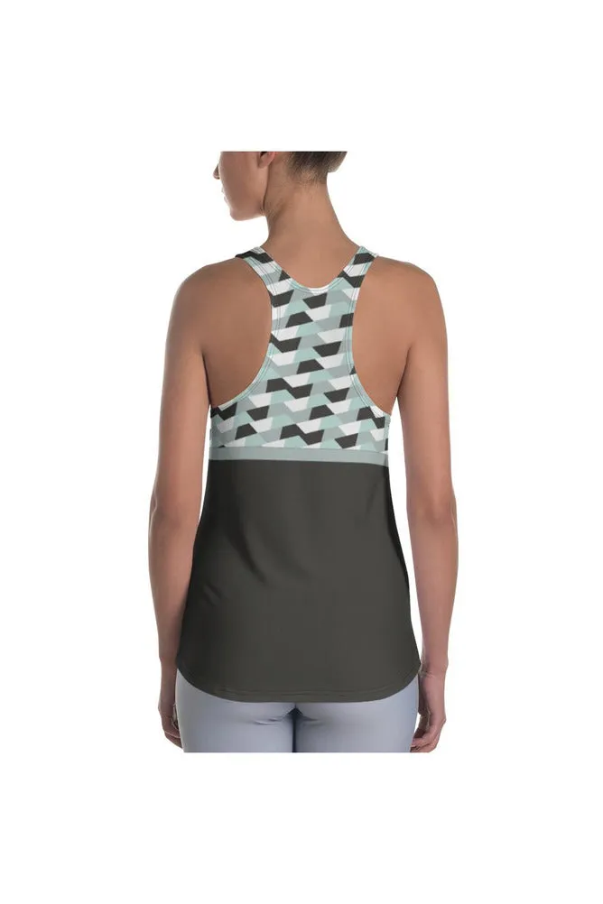 GRAY FOX RIBBON Women's Racerback Tank