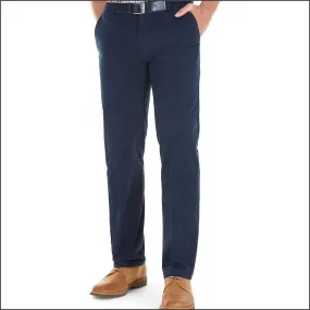 Gurteen Longford Summer Navy Stretch Cotton Chino*