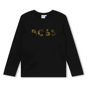 Hugo Boss Boys Black T-Shirt_J25O87-09B