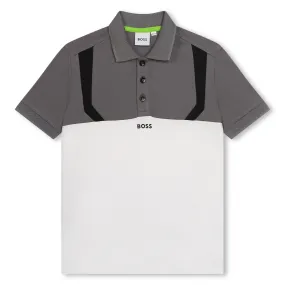 Hugo Boss Boys Grey Polo _ J50762-36