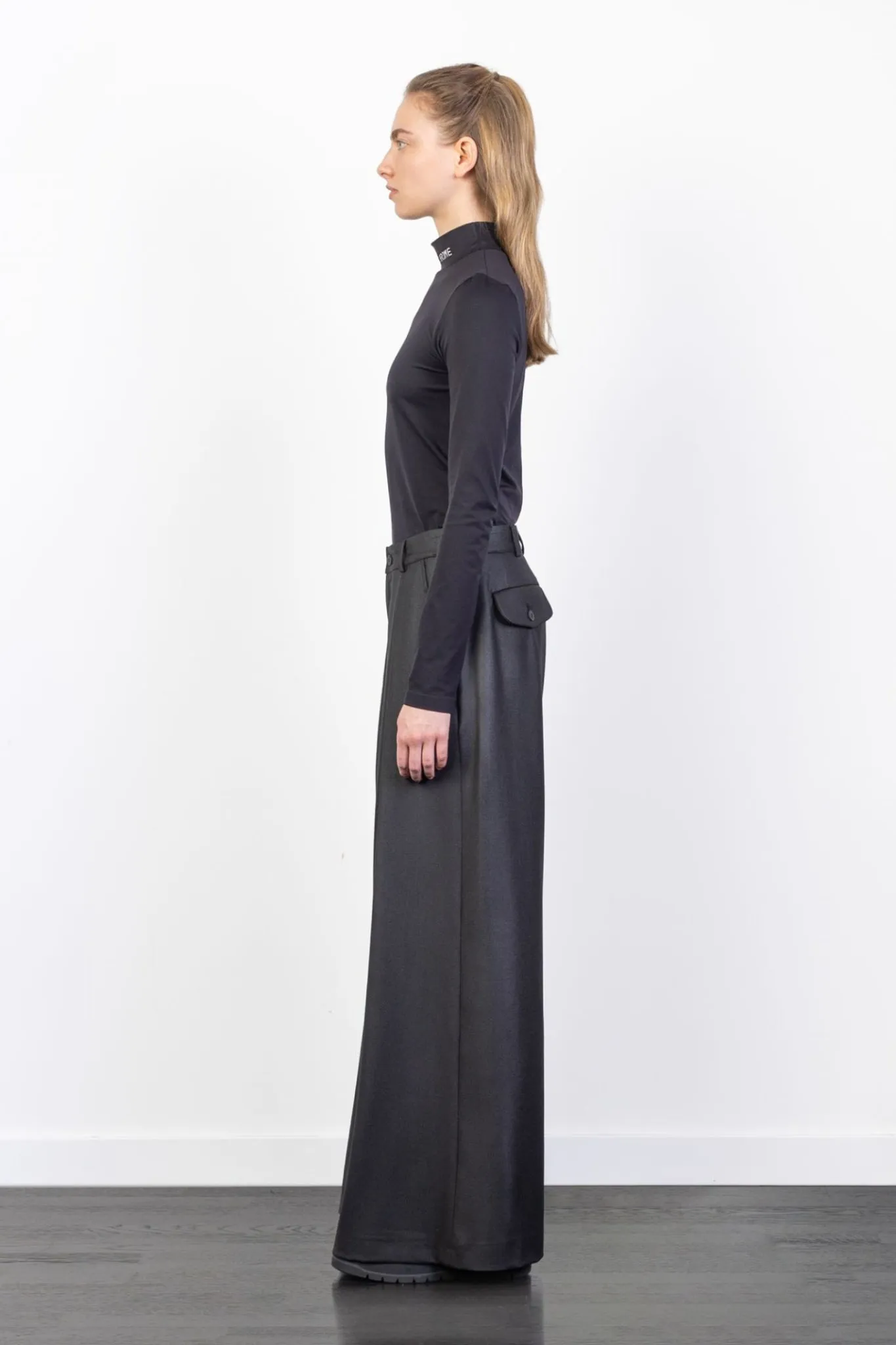 Inverted Pleat Trousers