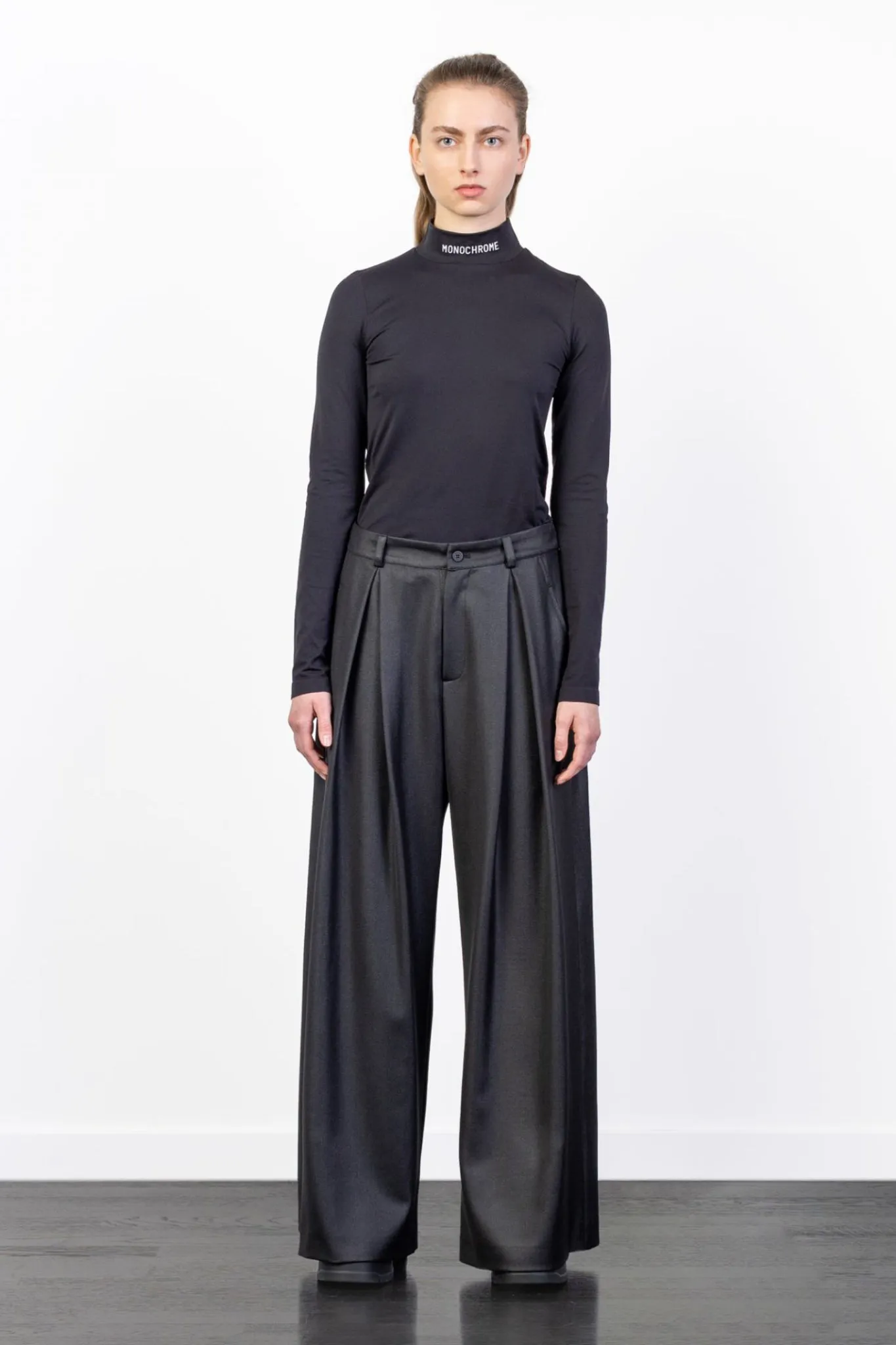 Inverted Pleat Trousers