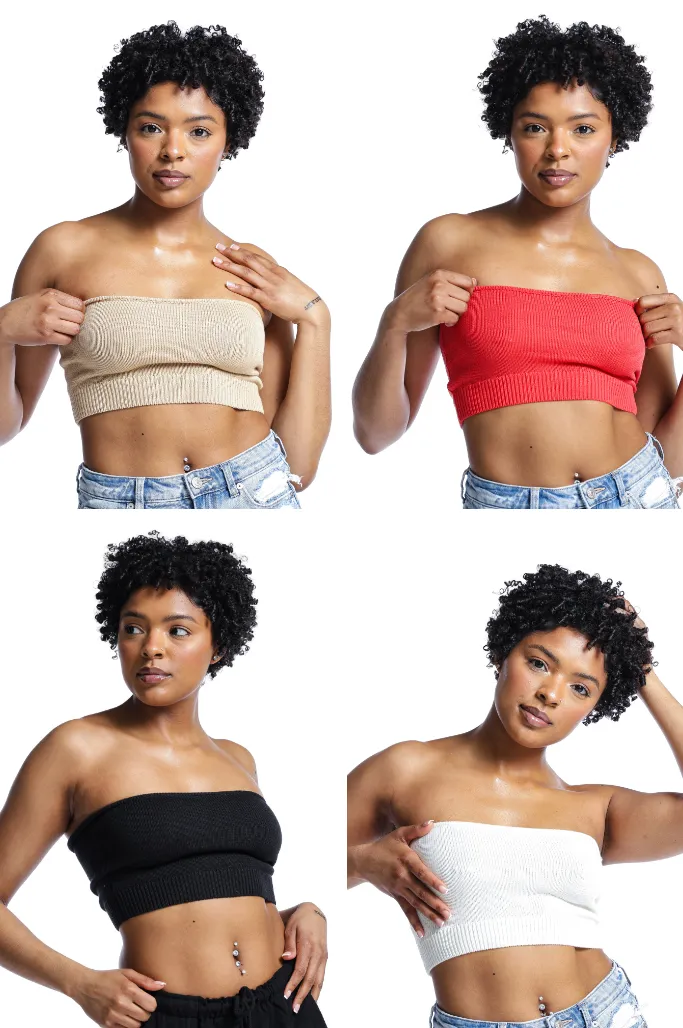 Knit Bandeau Top