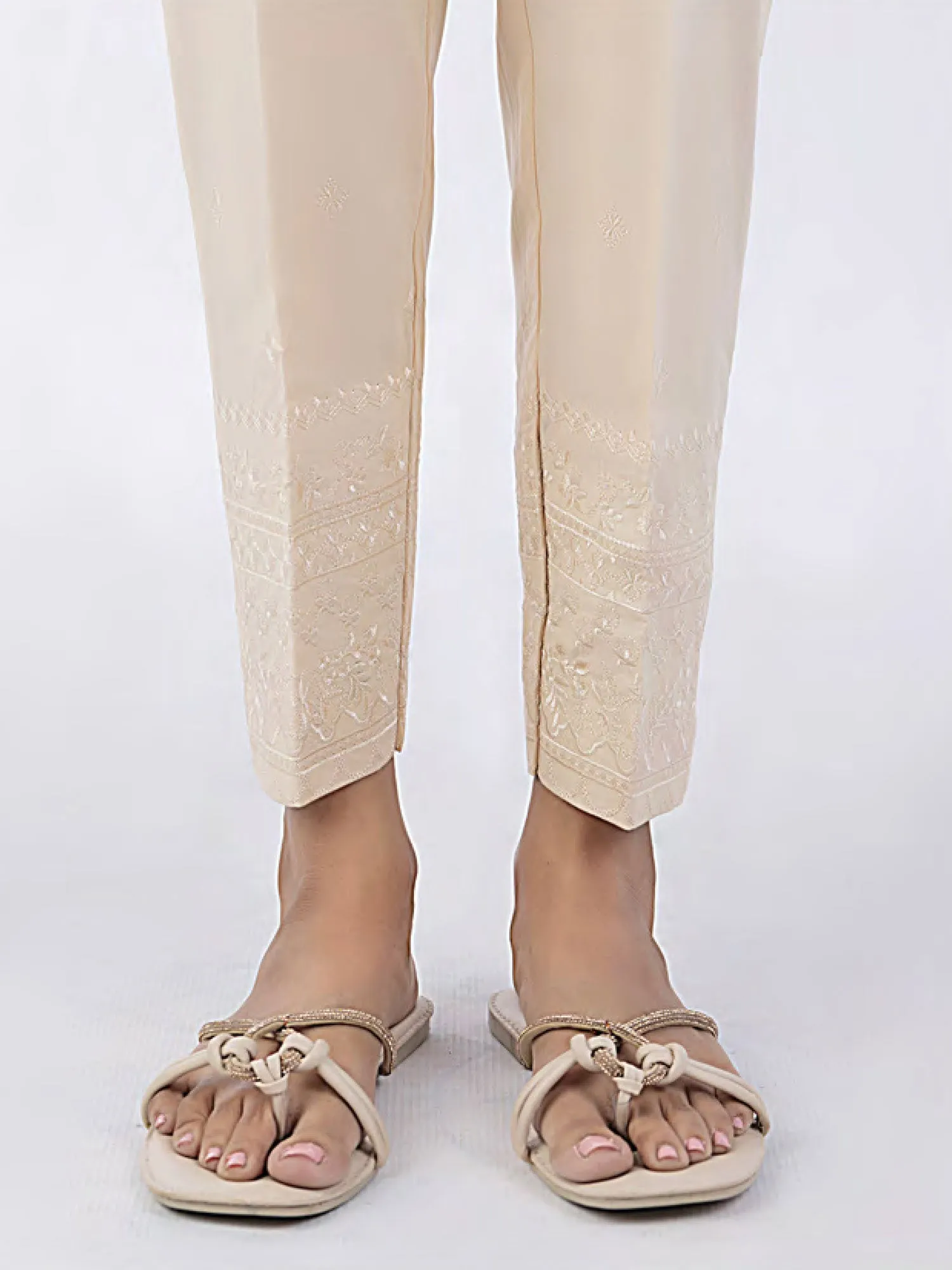 Lakhany Beige Cambric Trouser (3278-BGE)