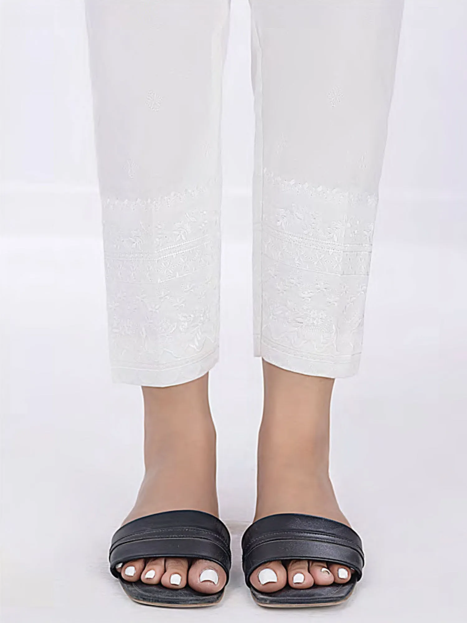 Lakhany White Cambric Trouser (3278-WHT)