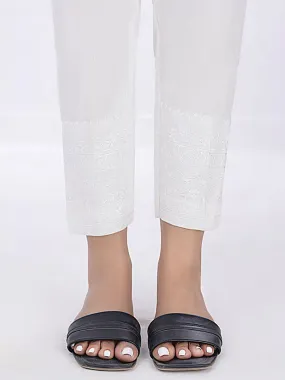 Lakhany White Cambric Trouser (3278-WHT)