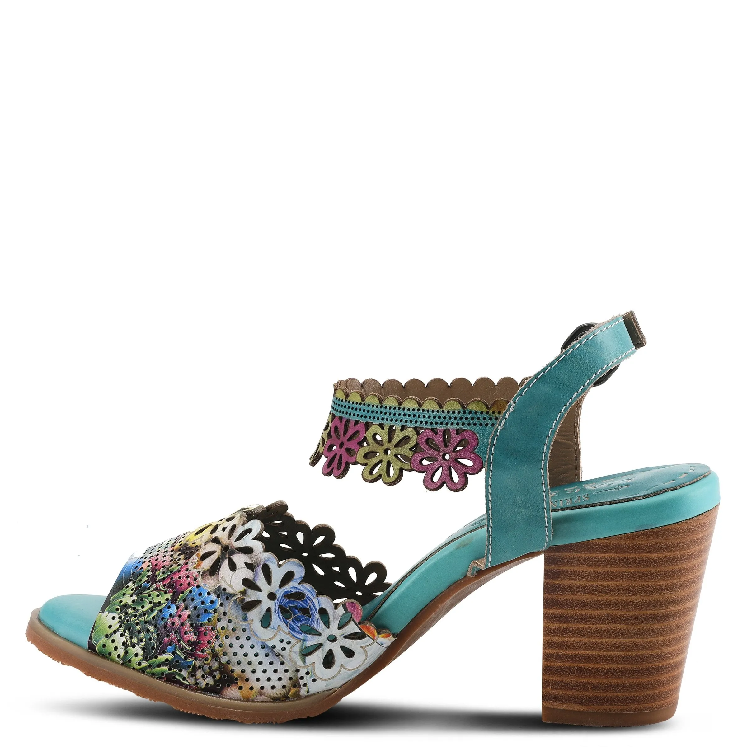 L'ARTISTE FLORADACIOUS ANKLE STRAP SANDAL