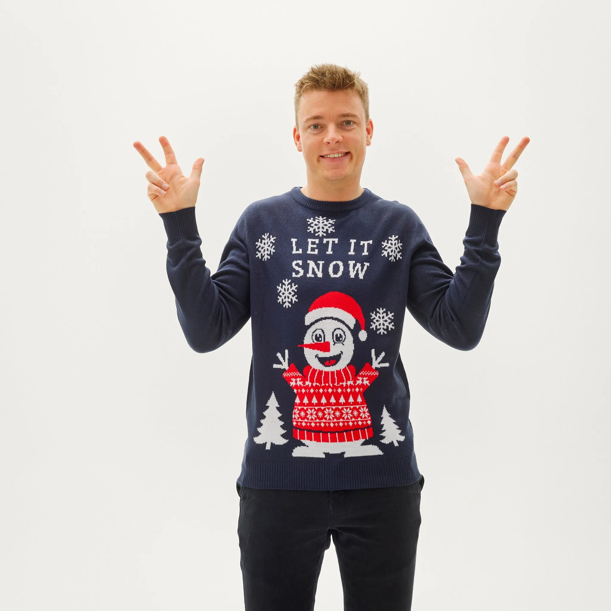 Let It Snow Sweater - Herre