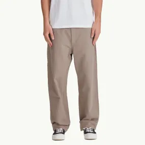 Linen Cotton Work Pant - Smoke