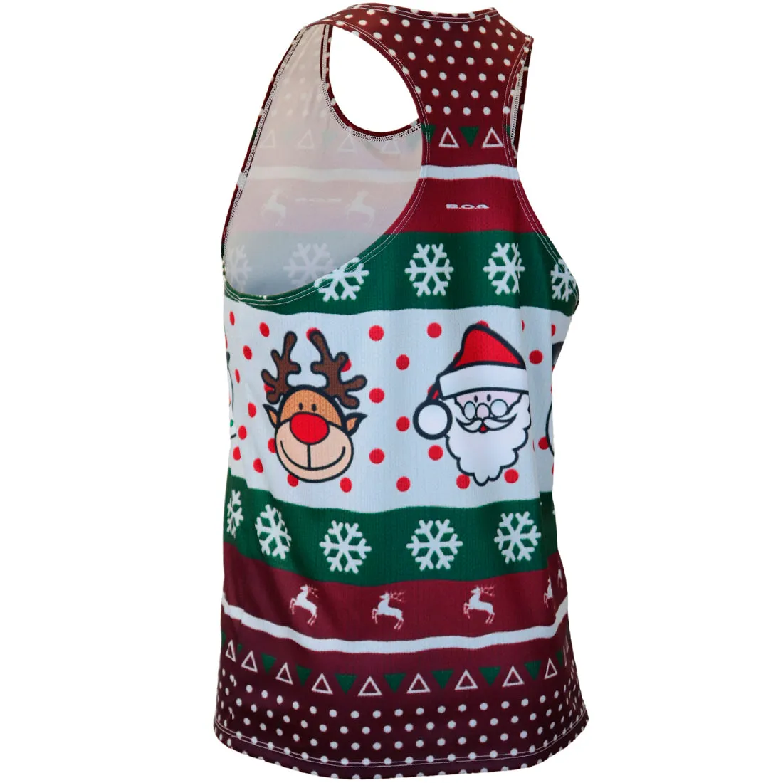 Men's Printed Singlet- Ugly Sweater