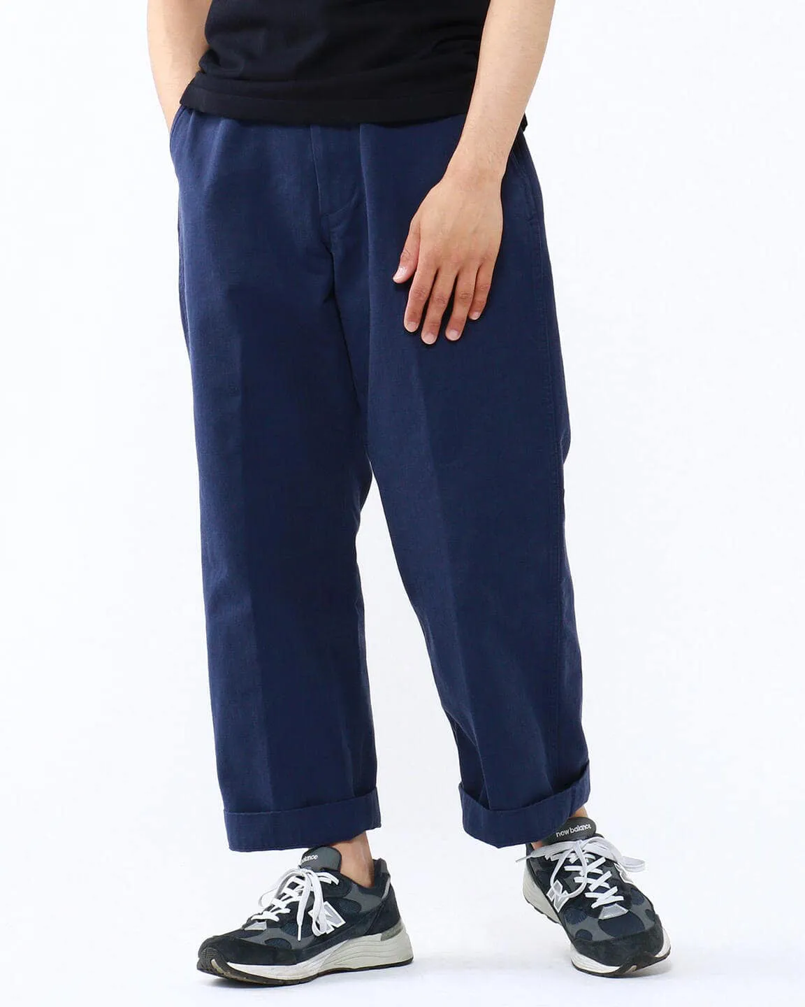 Military Herringbone Trousers