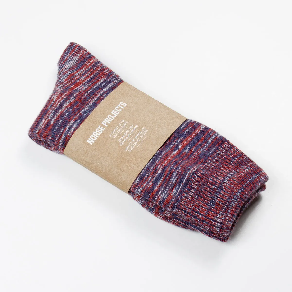 Norse Projects - Bjarki Blend Socks - Ochre