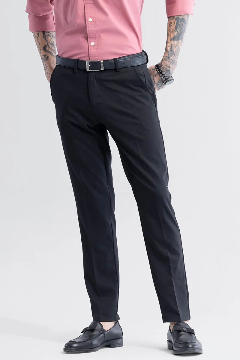 Octane Black Trousers