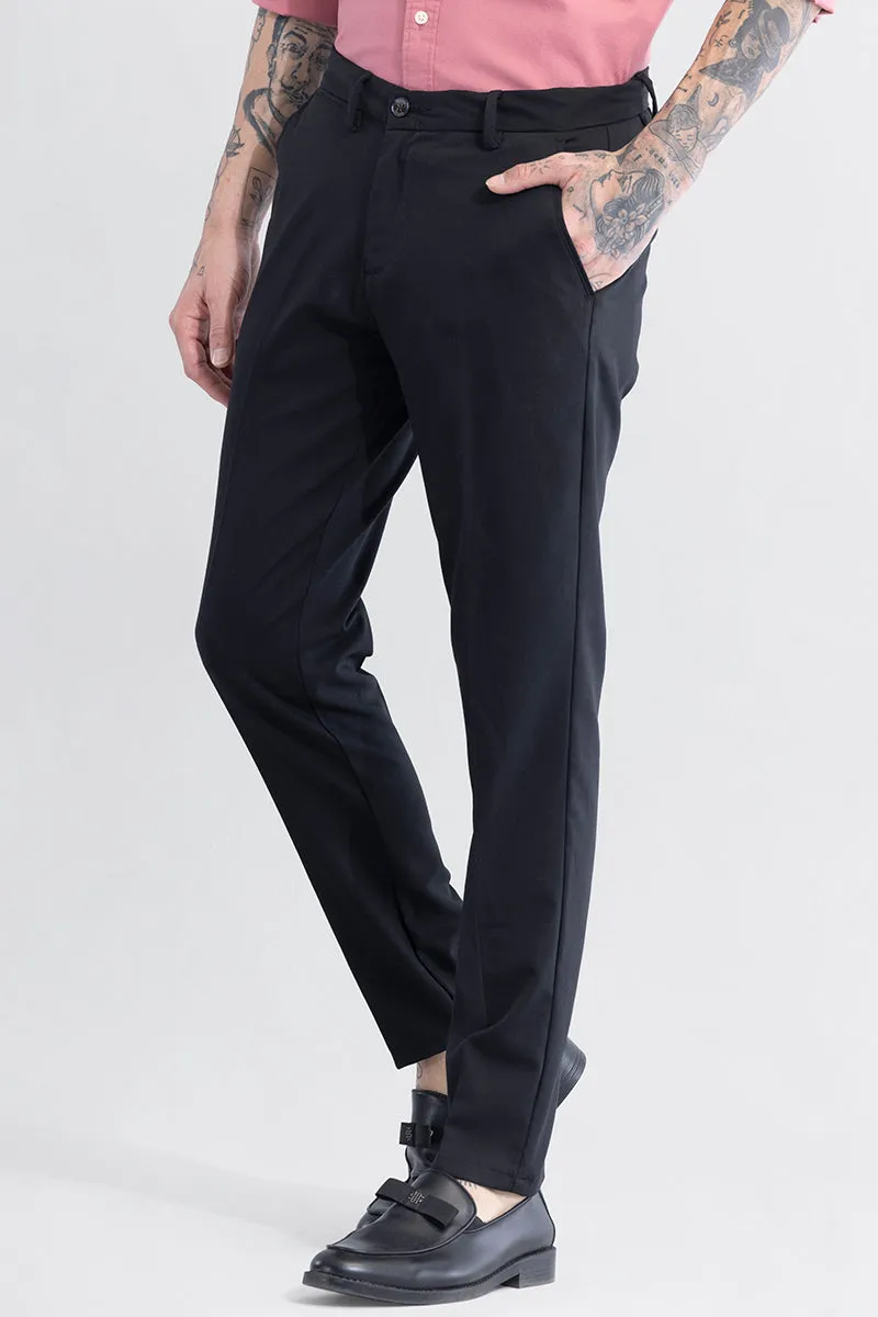 Octane Black Trousers