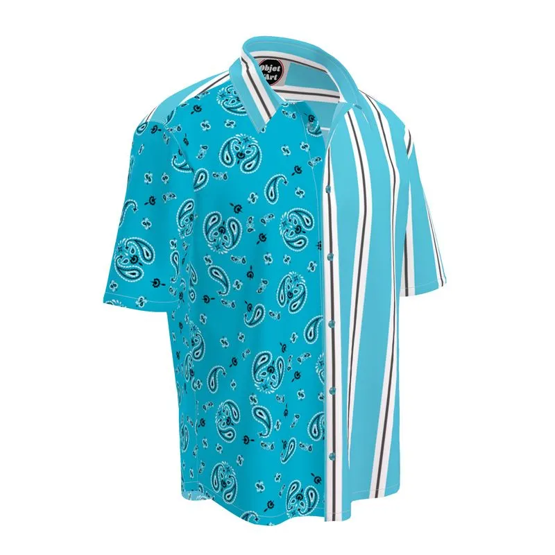 Paisley Stripes Short Sleeve Shirt