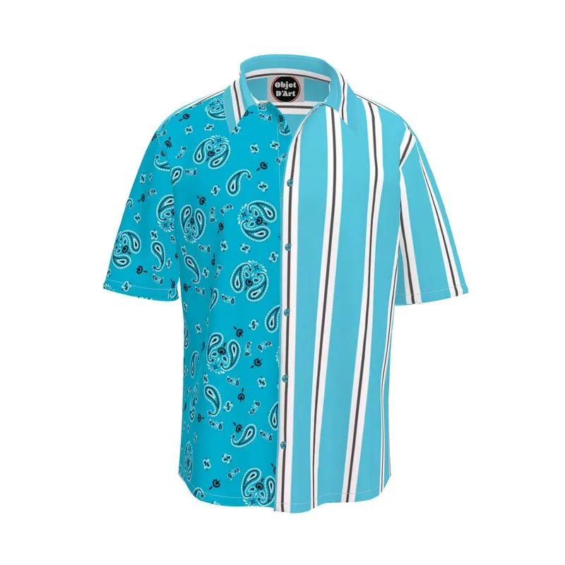 Paisley Stripes Short Sleeve Shirt