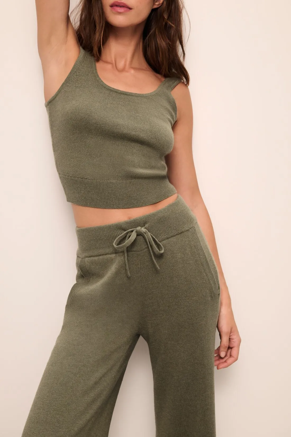 Recycled Sweater Cropped Tank