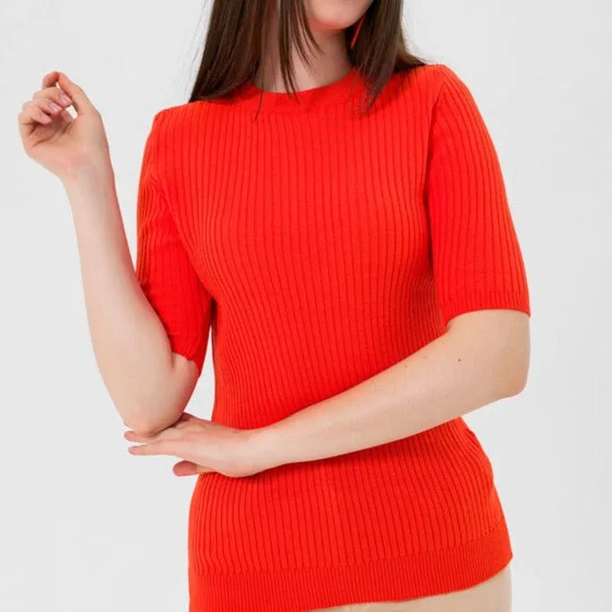 RIB KNIT SWEATER