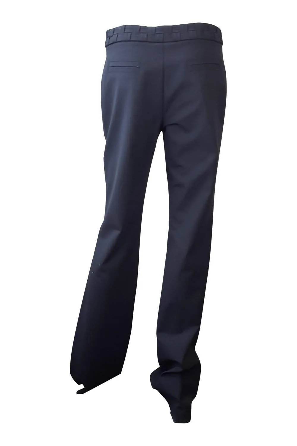 ROHMIR Black Straight Leg Tailored Business Trousers (38)