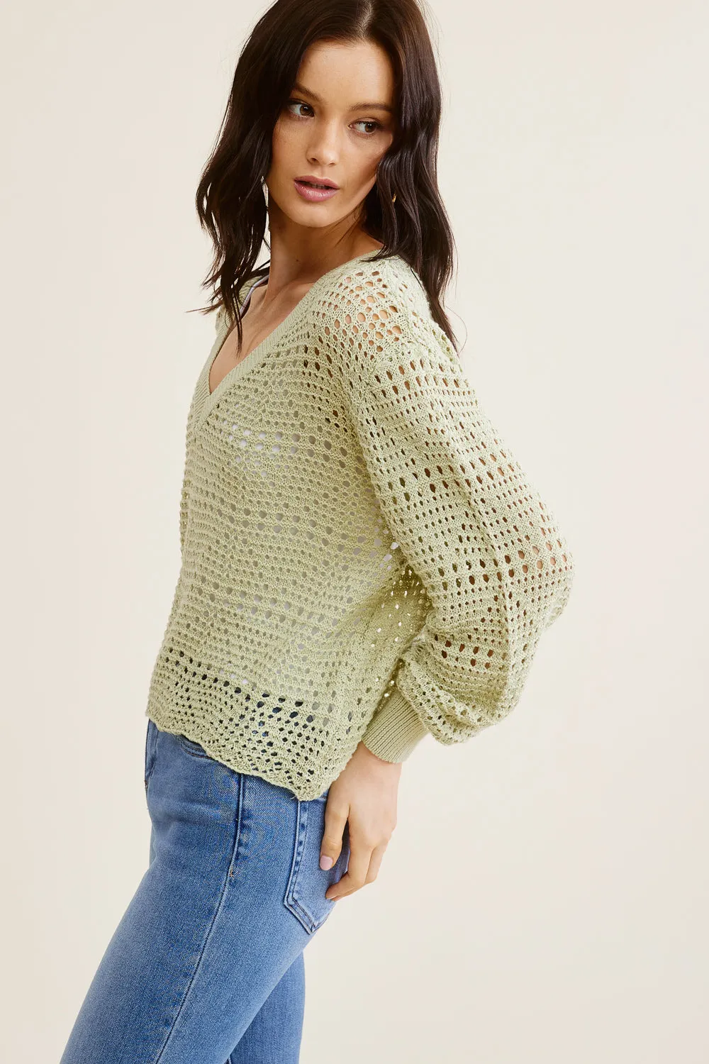 Sage Knit Sweater