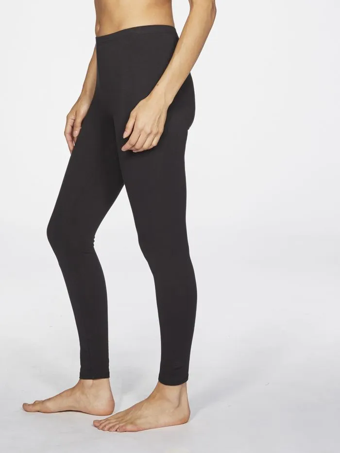 Thought Black Cotton Leggings