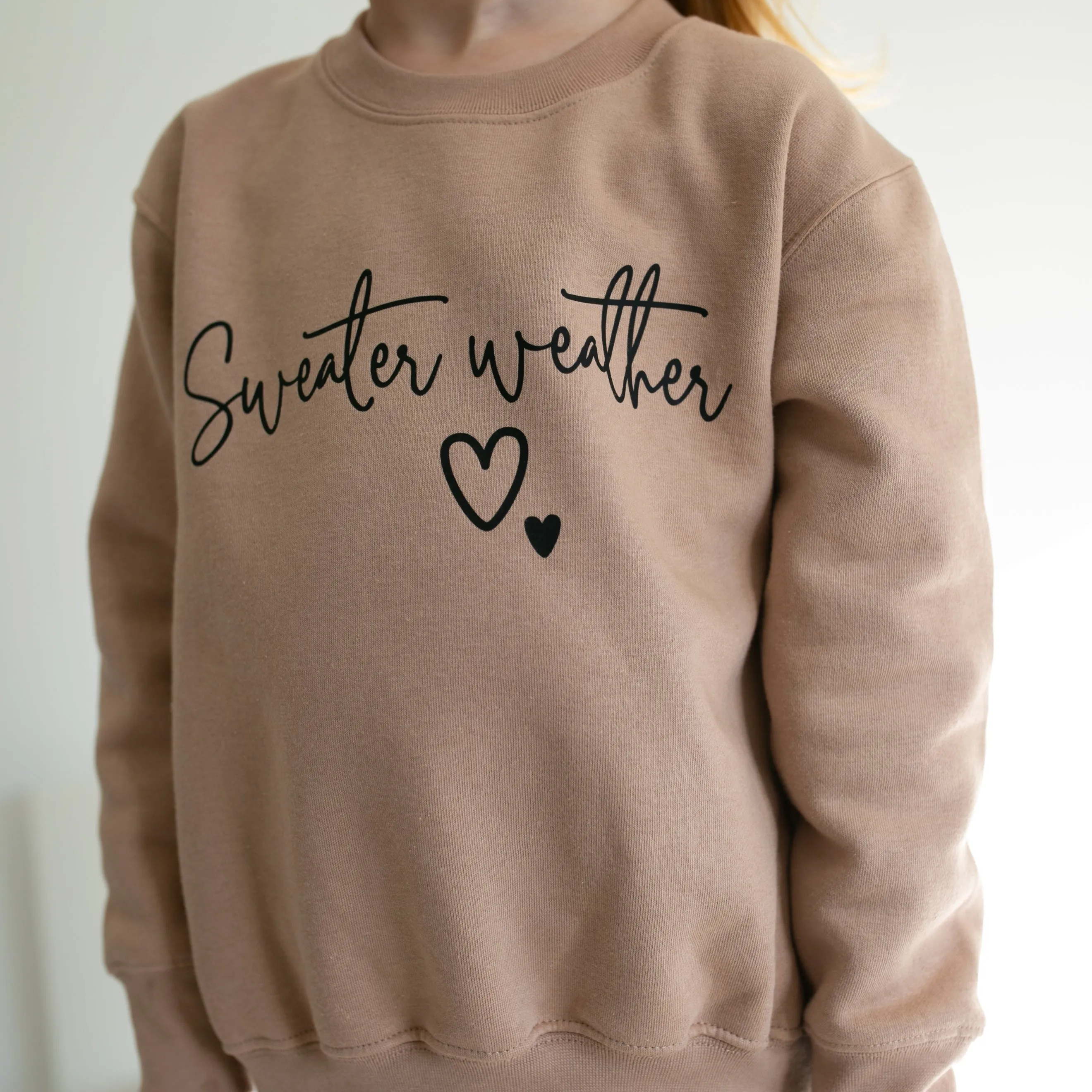 Unisex Taupe "Sweater weather"  Sweater