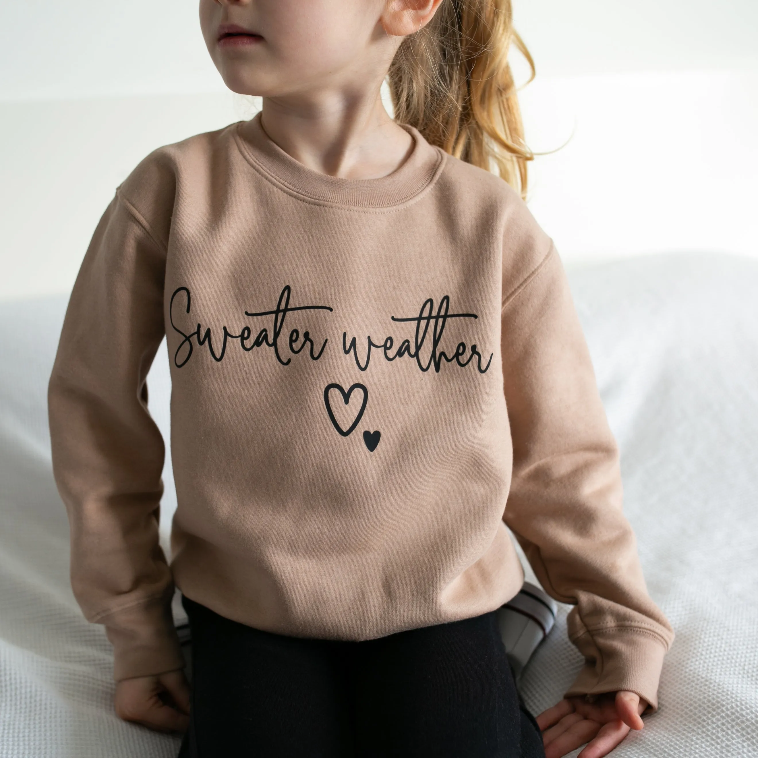 Unisex Taupe "Sweater weather"  Sweater