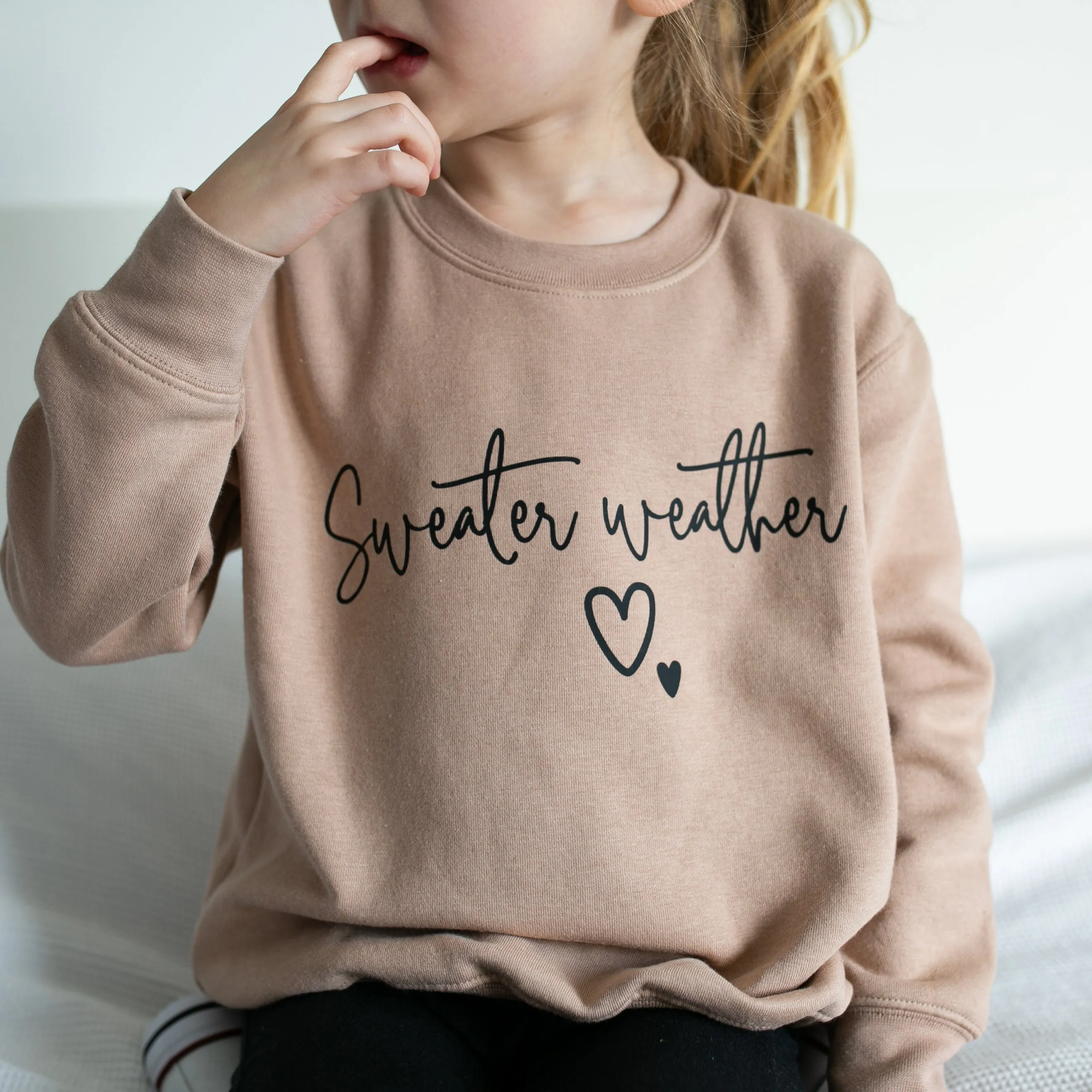 Unisex Taupe "Sweater weather"  Sweater