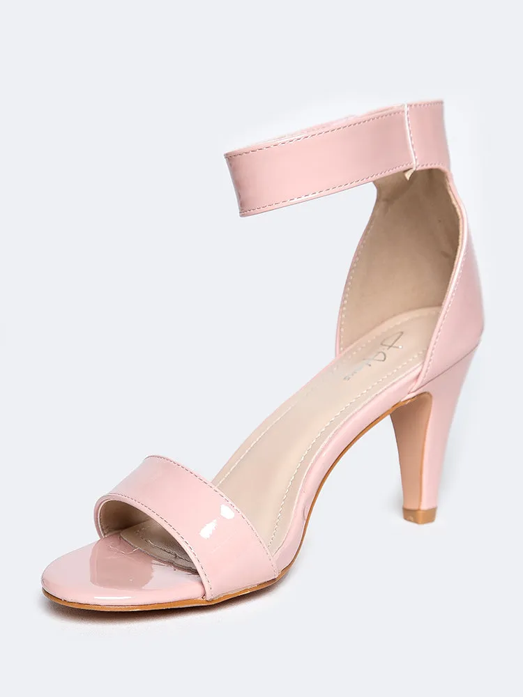 Velcro Ankle Strap Heel