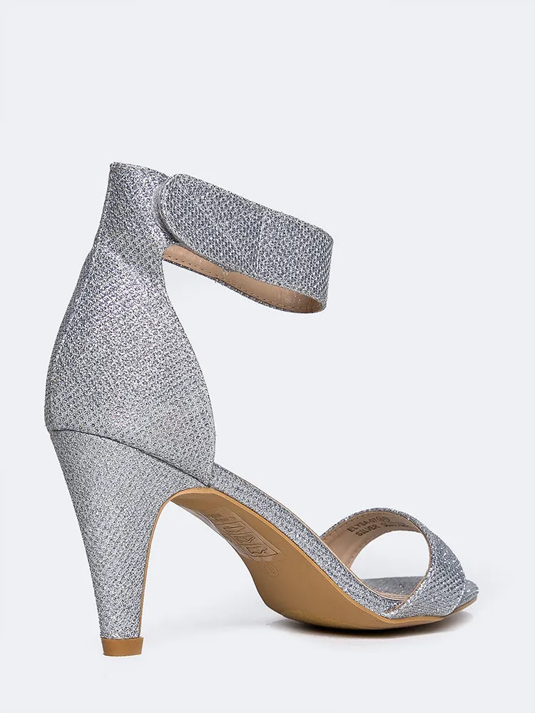 Velcro Ankle Strap Heel