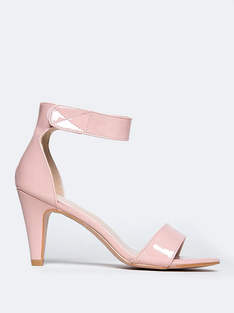 Velcro Ankle Strap Heel