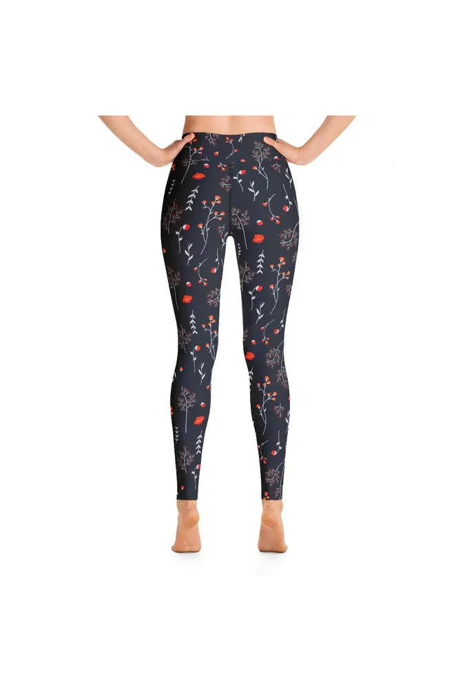 Wild Flower Yoga Leggings